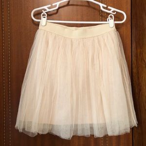 Tulle Knee Length Skirt